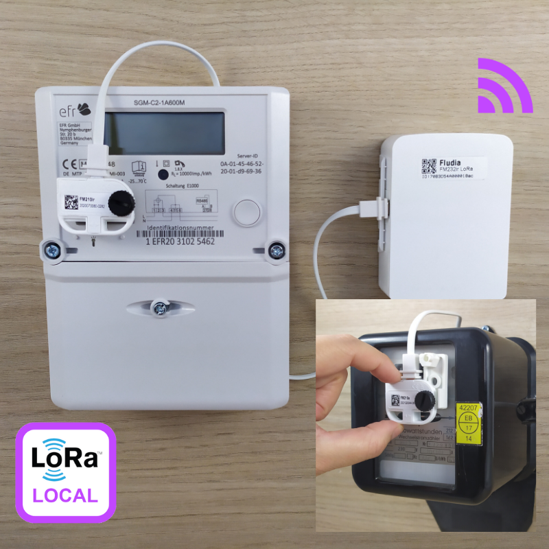 FM232ir – Infrared IoT sensor for German electricity meters (Local LoRa)